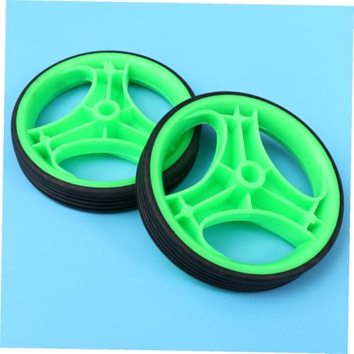 Mikinona Training Wheels para Bicicleta, Rueda Auxiliar de Balance Silenciosa con Soporte de 12-20 Pulgadas, Accesorios Estabilizadores Verdes para Aprendizaje y Conducción de Bicicletas miniatura 3
