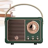 Esthétique Vintage Intemporelle : Avec ce haut-parleur rétro qui fusionne le charme d'antan et une fonctionnalité contemporaine, le produit devient un ajout polyvalent aux espaces de vie. Il améliore la décoration tout en offrant des expériences audio immersives aux utilisateurs, pour un usage quotidien.