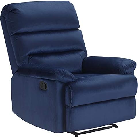 ClickDecor Davis Recliner, Navy Blue Cover