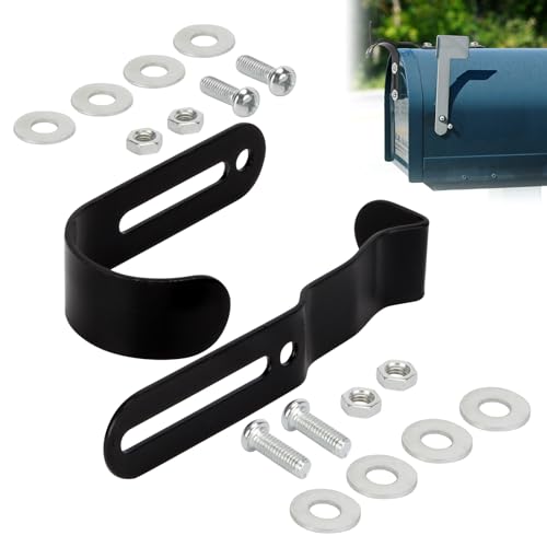 DIICCYO Mailbox Latch and Handle Kit Metal Mailbox Latch Clips Replacement Set Easy Installation for Repairing Mailbox Door Mailbox Door Repair Accessories with Screws Gaskets Nuts for Repair