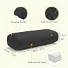 Yoga Bolster Pillow for Restorative & Yin Yoga - Meditation Pillow with Velvet Cover - Rectangular