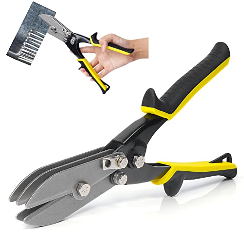 SLNIHAMS 5Blade Hand Crimper Sheet Metal Tools, Hvac Tool for 2428
