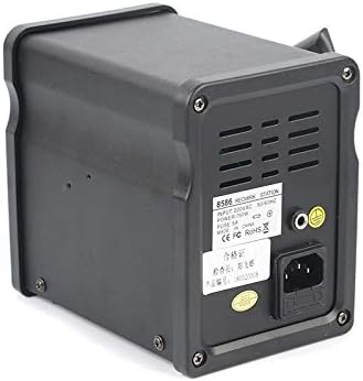 Rear view of Occus 8586 control unit with power input