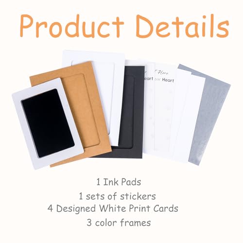 image for DeerZone Inkless Paw Print Kit,Dog Paw Print Kit,Dog Nose Print Kit,Cl