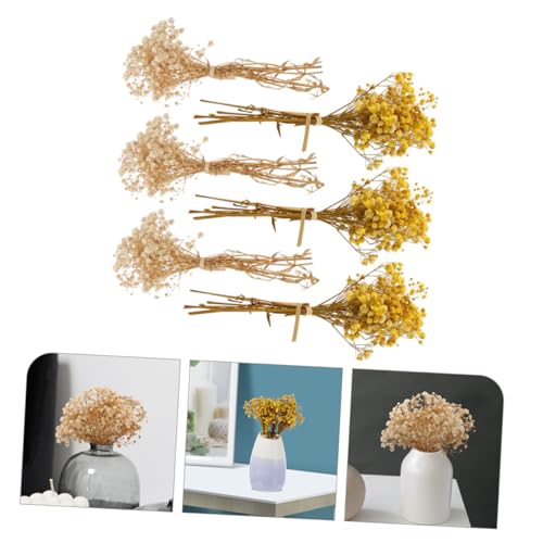 6 piezas ramo de flores secas artificiales para decoración miniatura 6