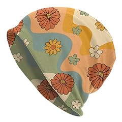 70s Groovy Waves Floral Vintage