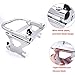 ASD Chrome Two Up Razor Chopper King Size Tour Pak Pack Trunk Detachable Mounting Rack+Docking Harware kit Compatible with 1997-2008 Harley Davidson Touring Model
