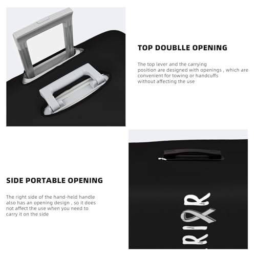 Travel Luggage Cover Warrior Lung Cancer Awareness Fashion Washable Baggage Suitcase Protector Fit For Luggage X-Large4