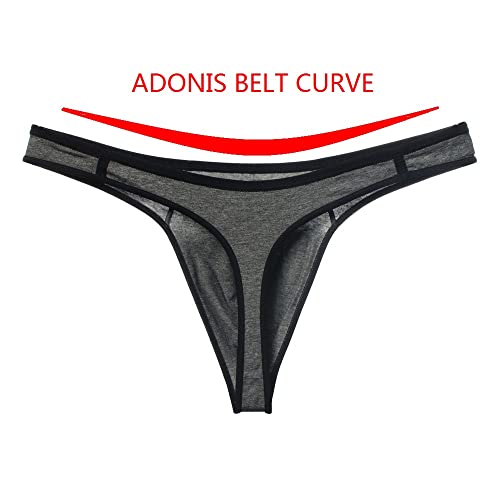 Men's Cotton Thong Sports Sexy T-back Classic Y-type Low Rise Thin Soft Lightweight Pouch Supporting3