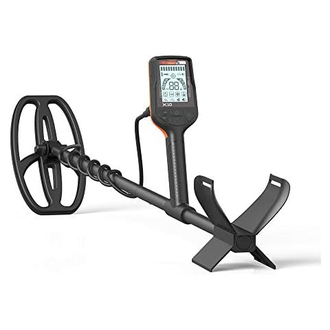 Quest X10 Metal Detector with high Performance 9x5 Blade TurboD Double D Waterproof Coil only 970g Super Lightweight Built-in USB Rechargeable Battery Loud Speaker LED Backlit and Flashlight Cover