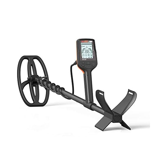 Quest X10 Metal Detector with high Performance 9x5 Blade TurboD Double D Waterproof Coil only 970g Super Lightweight Built-in USB Rechargeable Battery Loud Speaker LED Backlit and Flashlight