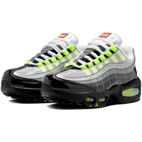 [�i�C�L] AIR MAX 95 x LEGO Col GS J AIR MAX 95 x LEGO COL GS �u���b�N/�V���o�[/�C�G���[ IO4801-002 24.0cm