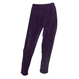waschbar bis 30 Grad Fashion Trend Slinky Legging 7/8 lang violett Größe 52/54