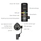 COMICA D10 Pro D Combo XLR USB Dynamisches Mikrofon mit Empfänger-Desktop-Mikrofonständer für Gaming/TikTok/Podcast-Aufnahmen, unterstützt RGB-Licht-Stummschalttaste für PC,Smartphone,Computer (weiß)