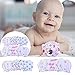 VESNIBA Newborn Baby Cotton Gloves No Scratch Mittens For 6 Months Infant Boys Girls 5 Pairs Non Late Disposable Gloves (Pink, One Size)