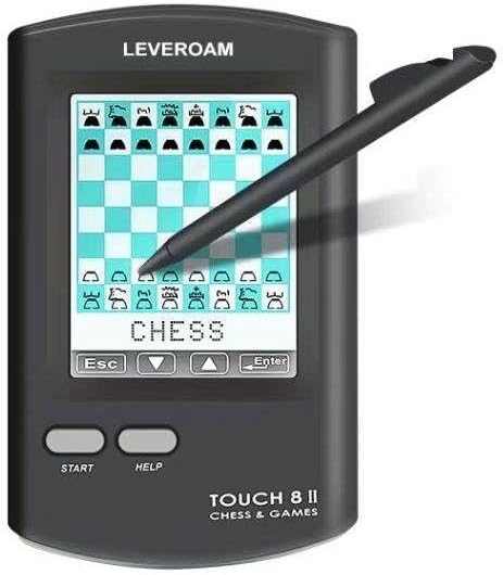 Electronic Chess Set with HD LCD Screen, 8-in-1 Smart Board & Stylus, AI Learning Modes for All Skill Levels, Perfect for Travel & Gifts