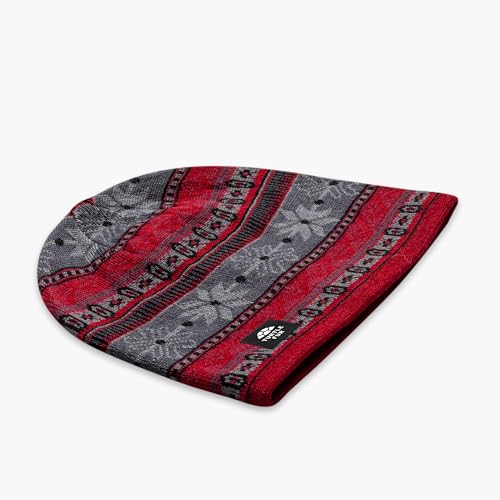 Turtle Fur - Men's Merino Wool Nordic Beanies, Red, One Size