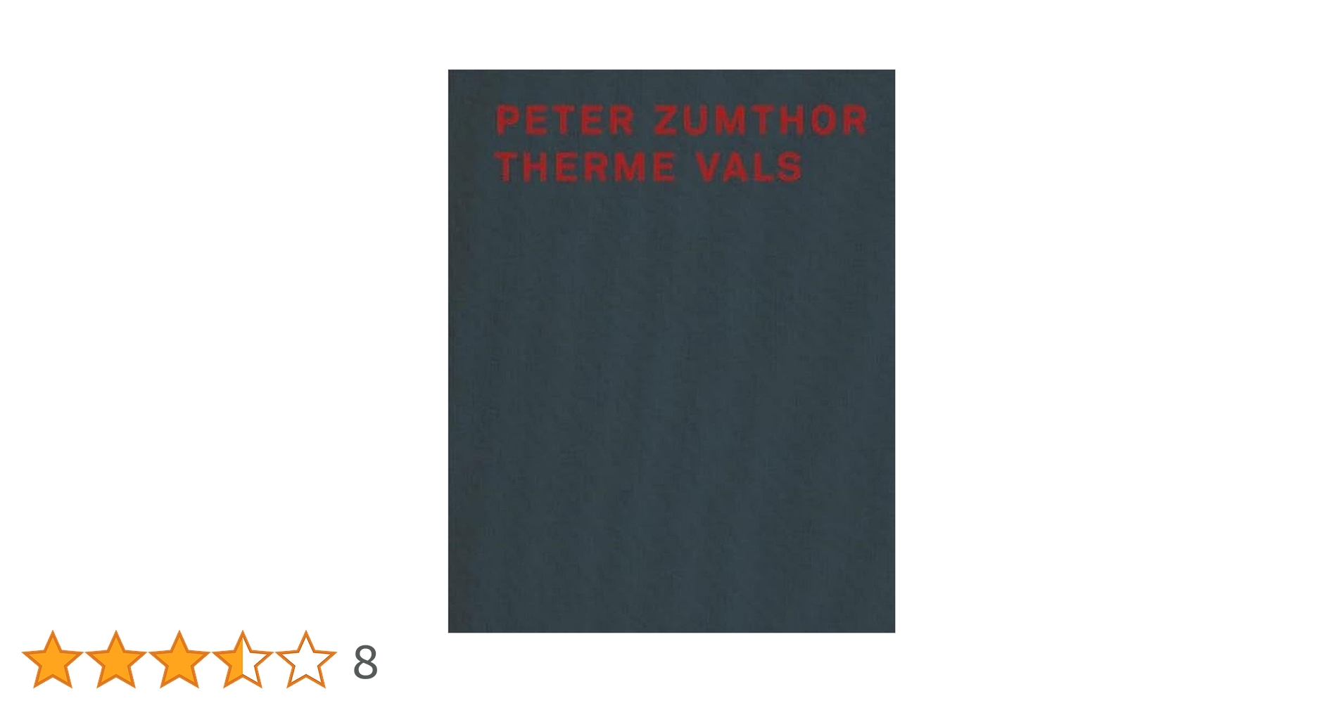 洋書 PETER ZUMTHOR THERME VALS Therme Vals by Peter Zumthor — where architecture becomes