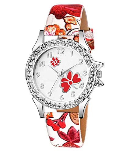 HIRA Analogue Butterfly Dial Women and Girls Collection Watch (Red) (B07T5M4R62) Amazon Price History, Amazon Price Tracker