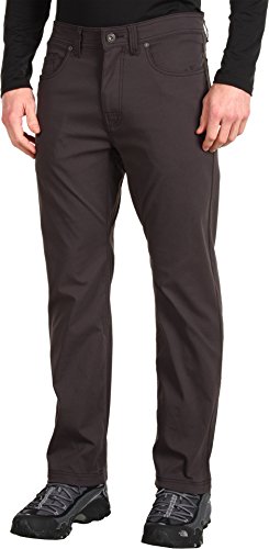 prAna Men's Brion Pant 30' Inseam, Charcoal, 31