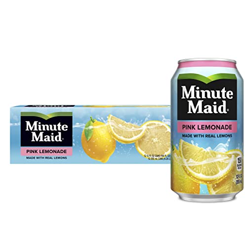 Minute Maid Pink Lemonade Fridge Pack Cans, 12 Ounces (Pack Of 12)