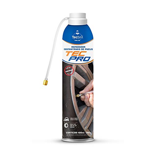 Reparador de Pneu Instantâneo Carro Tecbril 400ml