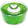 Zyliss Easy Spin 2 AquaVent Large Salad Spinner - Salad Spinner with Pull Cord - Salad Bowl for 4 to 6 Servings - Manual Vegetable and Fruit Dryer - Vegetable Spinner with Brake - Green, Large