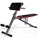 WUKALA Adjustable Bench, Multifunctional Roman Chair Foldable Supine Bench Dumbbell Bench Fitness Machine