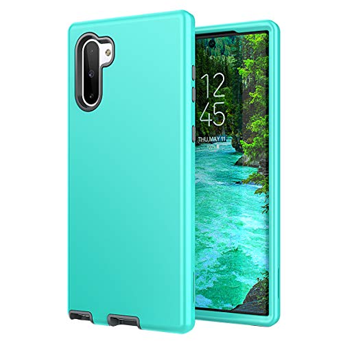 WeLoveCase Galaxy Note 10 Case, Note 10 Cover 3 in 1 Hybrid Heavy Duty Protection Full Body Shockproof TPU Bumper Hard PC Outer Shell Protective Case for Samsung Galaxy Note 10 Mint