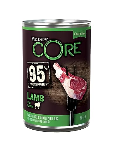 Nassfutter Hund getreidefrei Wellness Core 95 % Lamm und Kürbis