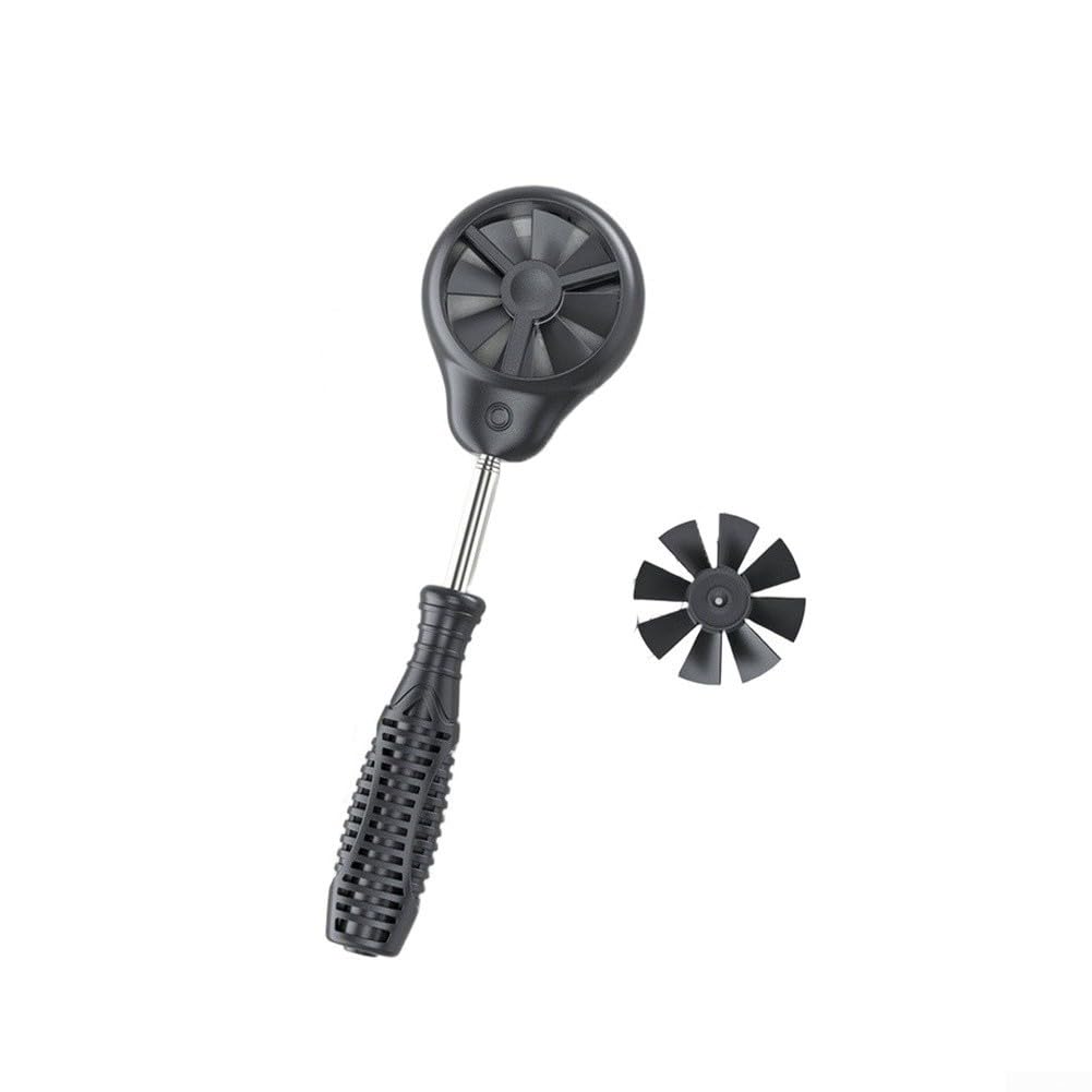 AE8901 Flügelrad-Anemometer Handheld Windgeschwindigkeitsmesser 0,3-45 M/s, Luftstrom CMM/CFM, Feuchtigkeit & Taupunkt, ABS Gehäuse Für Industrie & Landwirtschaft
