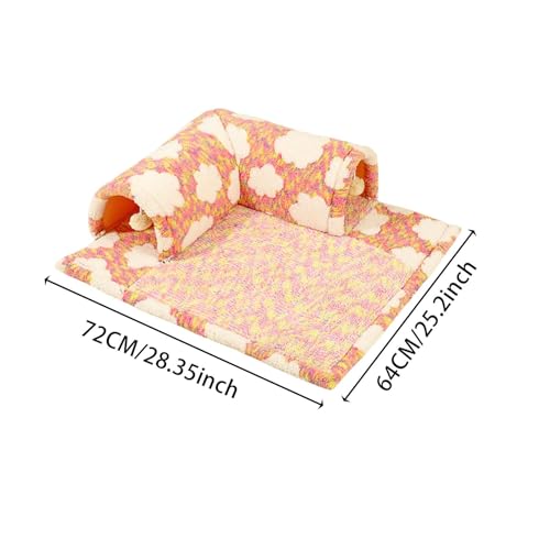 Ｂｅｓｇａ Gato Túnel e Cama Cat Activity Center com bola de intercção Cat Activity Rug Interactive Play