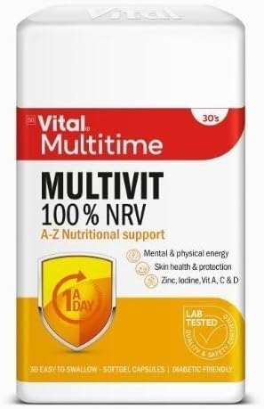 Vital Multivit 100% NRV Capsules 30 Count