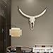 Notakia Gaobei Long Horn Cow Skull Wall Hanging Longhorn Steer Southwest Bull Skull Sculpture Resin Decoration