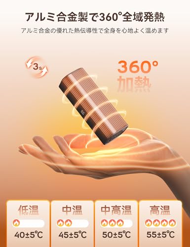 RORRY 2026 昇進版 充電式カイロ ハンドウォーマー 電子式 D05 の商品画像 1