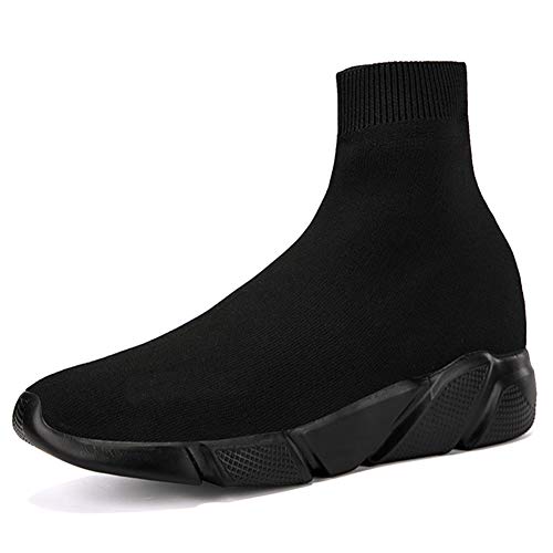 SUNROLAN Fashion Sneakers for Men Lightweight Athletic Running Shoes Breathable Walking Sock Shoes