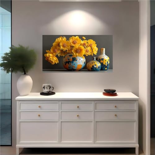 Calcomanías de pared flores vinilo autoadhesivo 120x80 cm 3