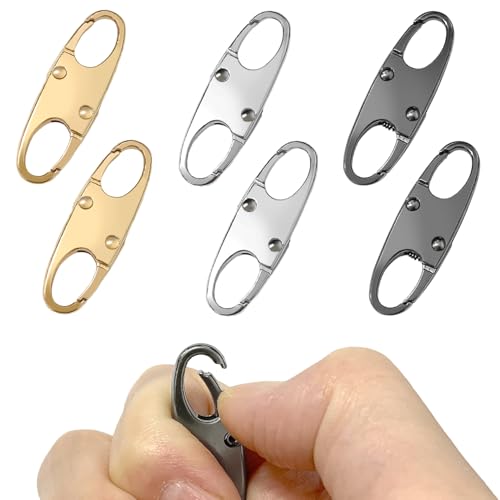 6 clips de bloqueo, candados para equipaje, clips para bolsas, candado de viaje, mochila antirrobo para viajes, campamentos, deportes al aire libre (colores variados)