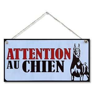 Panneau d'Avertissement Chien Doberman CARISPIBET