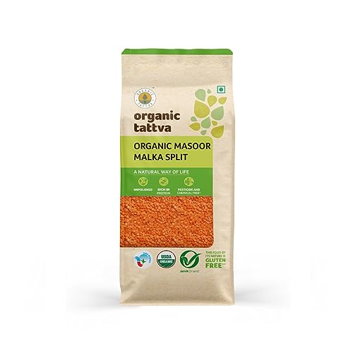 Image of ORGANIC TATTVA Masoor Malka Split, 1kg