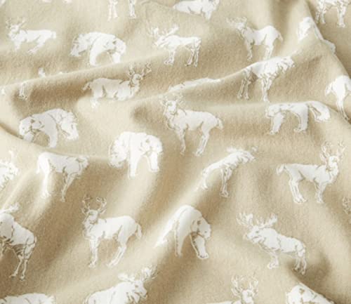 Eddie Bauer Buckhead Ridge Flannel Sheet Set, Full...