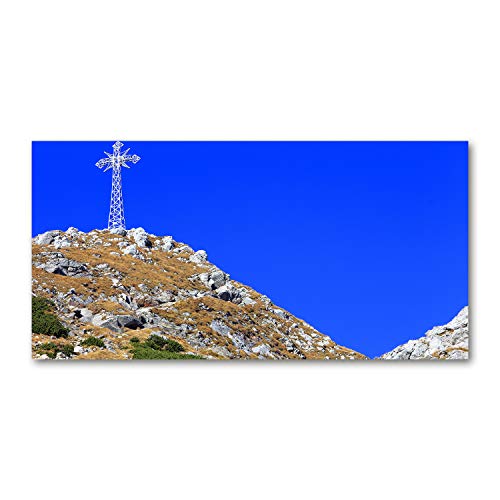 Toile paysage bleu Giewont pour illuminer un mur sombre Tulup