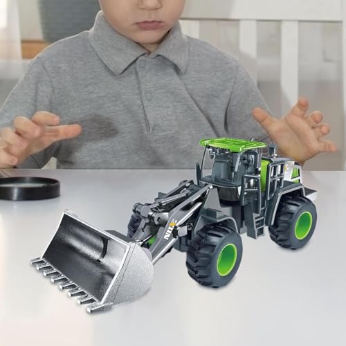 Image of Unbreakable Engineering Vehicle Inertial Excavator Truck for Kids Friction Powered Construction Bulldozer Truck Toy with Realistic Shape Models