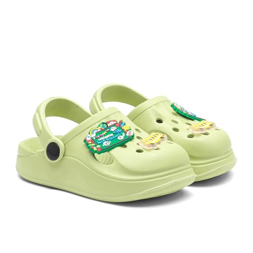 Image of ASIAN Kid's Casual Daily Used Walking Clogs with Ultra Soft Home Clogs Slipper for Boy's & Girl's Clogs-Junior