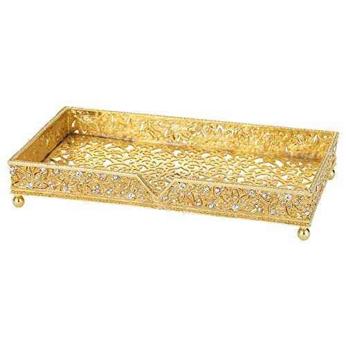 Windsor Gold Guest Towel Holder by Olivia Riegel -