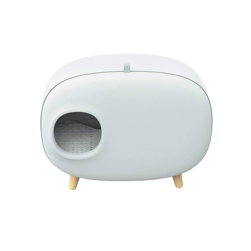 Maison de toilette chat fermée haut de gamme verte 60x45x38 cm