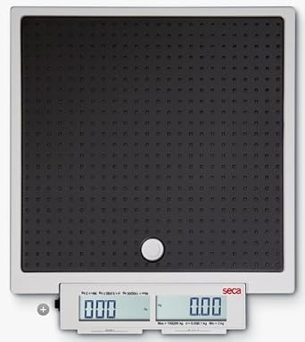 Seca 874 Flat Scale for Mobile Use with Push Buttons and Double Display