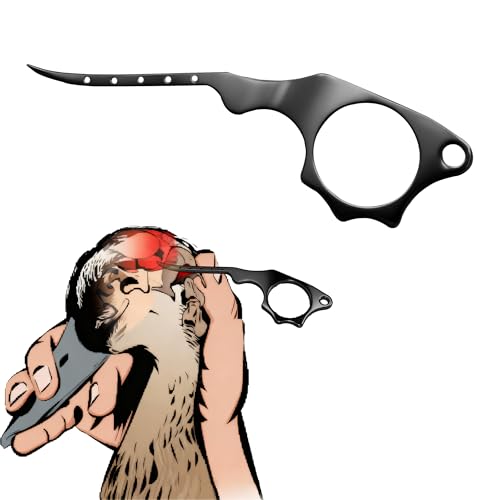 Duck Goose Waterfowl Finisher Tool for Humane Field Dispatching of Pheasant and Game Birds Hunting Accessory (Black)