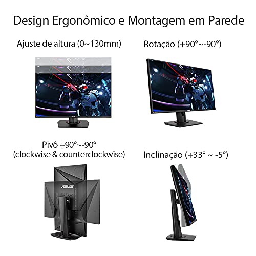 Monitor Gamer Asus 27'' Full Hd 0.5ms 165hz G-sync, Vg278qr