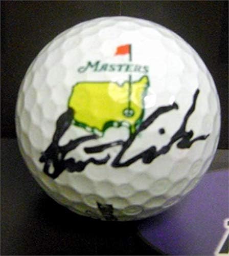 Autograph Warehouse 572151 PGA Open Championship 2009 Georgia Tech University Yellow Jackets Stewart Cink Autographed Golf Ball with Free Display Cube